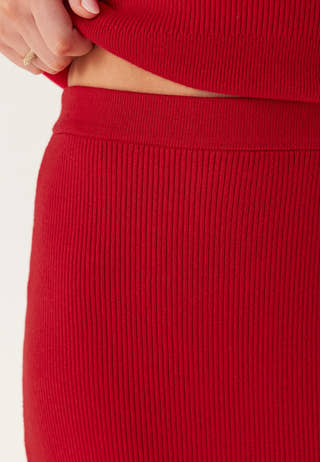 Vicomfy A-Line Knit Skirt