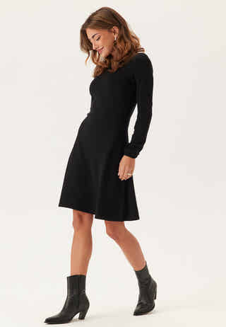 Vicomfy A-line O-neck Knit Dre