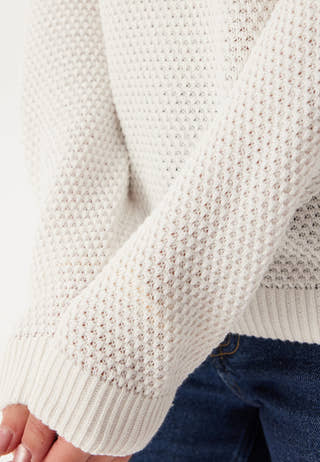 Vidalo O-neck L/S Knit Top