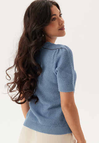 Vidalo O-Neck S/S knit top