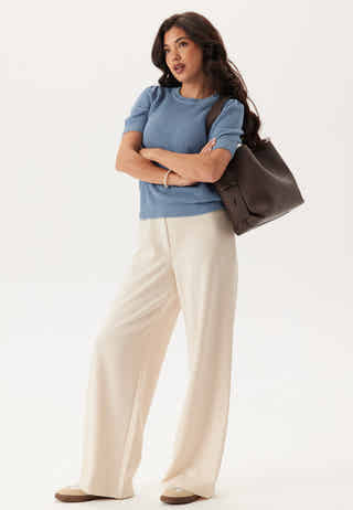 Vidalo O-Neck S/S knit top