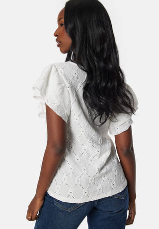 Vidella V-Neck S/L top