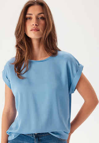 Viellette S/S Satin Top