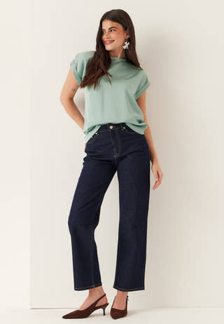 Viellette S/S Satin Top