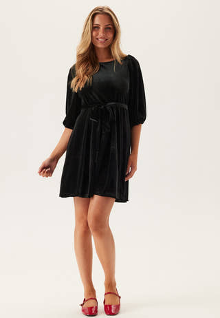 Viemily O-neck 3/4 SHORT DRESS