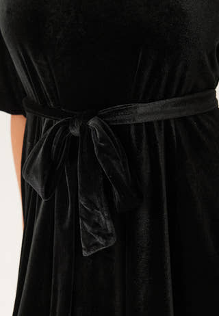Viemily O-neck 3/4 SHORT DRESS
