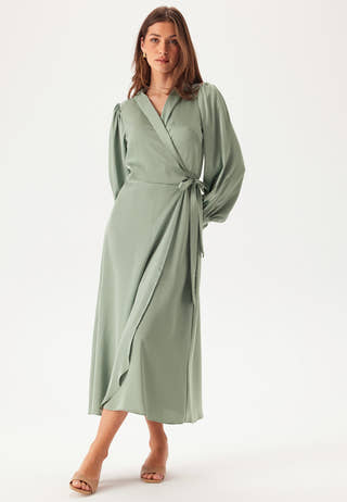 Vienna Ravenna L/S Ankle Wrap Dress