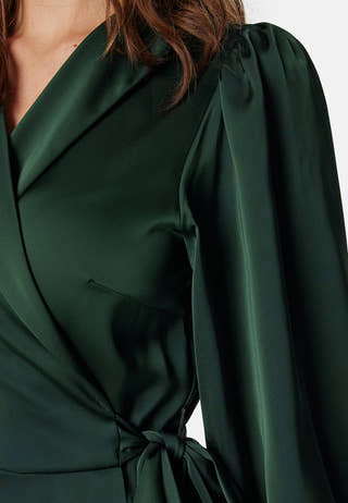 Vienna Ravenna L/S Ankle Wrap Dress