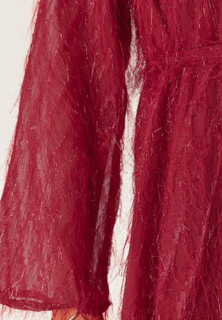 Vifeather L/S O-NECK SHORT DRE