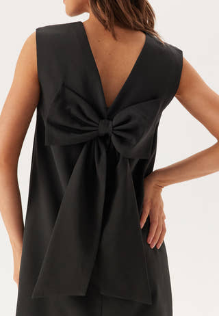 Vigery O-neck S/L SHORT DRESS