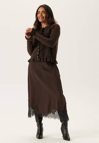 Vijacia O-neck L/S FRILL KNIT