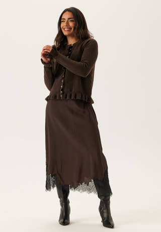 Vijacia O-neck L/S FRILL KNIT