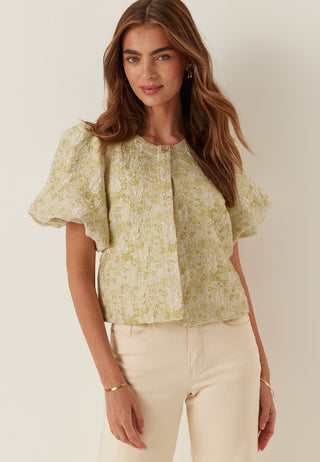 Vikaia O-neck 2/4 JACQUARD BOLERO