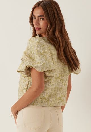 Vikaia O-neck 2/4 JACQUARD BOLERO