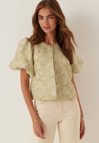 Vikaia O-neck 2/4 JACQUARD BOLERO