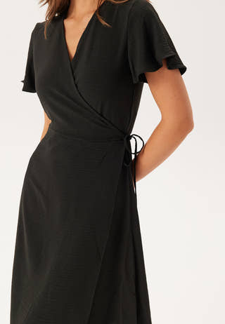 Vilovie S/S Wrap Midi Dress