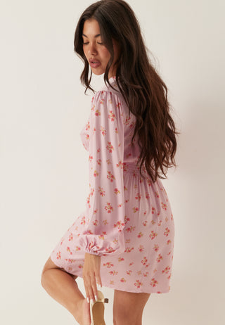 VIMALIN CORBA L/S SHORT DRESS