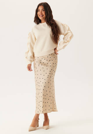 Vimentina Flounce O-neck L/S T