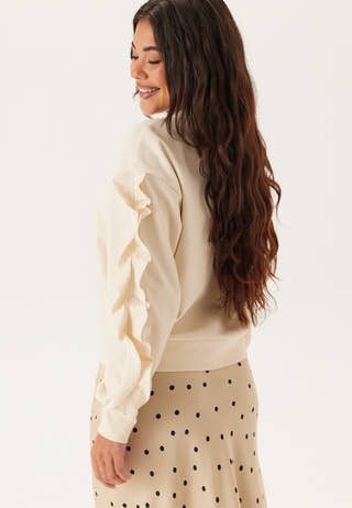 Vimentina Flounce O-neck L/S T