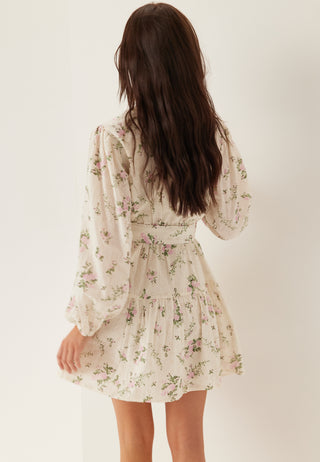 Vimiada L/S EMB SHORT SHIRT DRESS