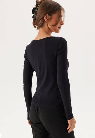 Vinora L/S O-NECK TOP - NOOS