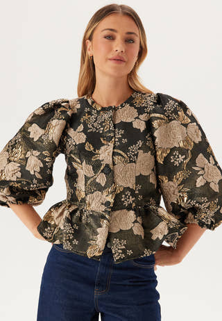 Viothea 3/4 PEPLUM JACQUARD TO