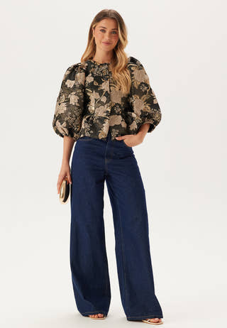 Viothea 3/4 PEPLUM JACQUARD TO