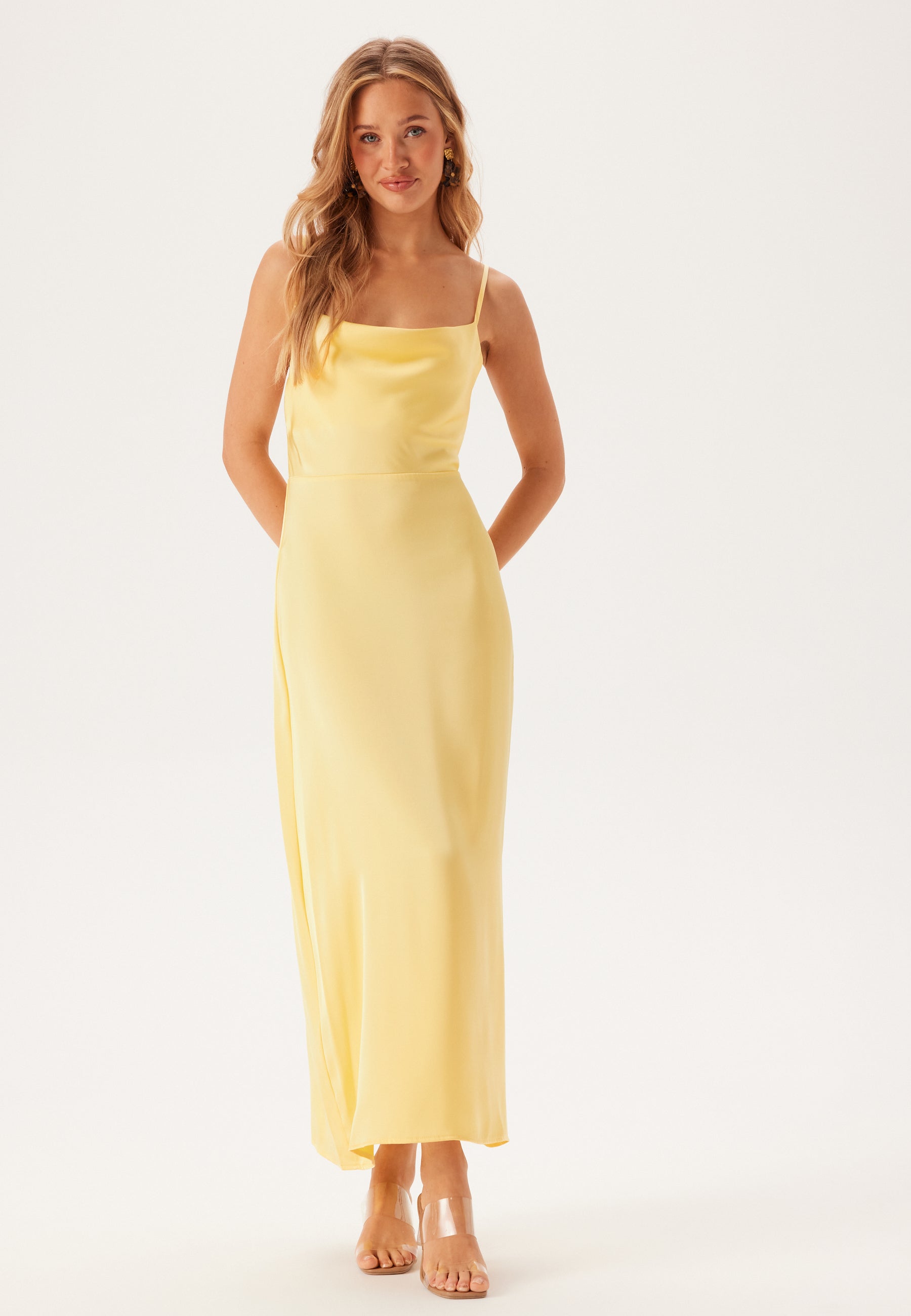 bridesmaid dresses springfield il Yellow Bridesmaids Dresses Prom dress satin long dress(There are 4 styles  of dresses in the picture) fg4664 main image 1