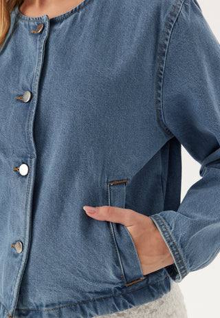 Vireba L/S O-NECK DENIM JACKET