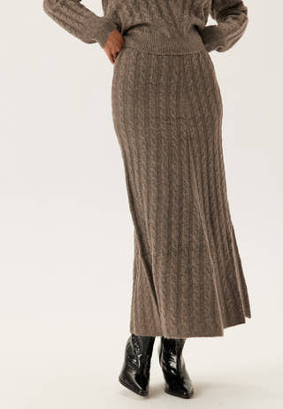 Virelli Ankle Cable Knit Skirt