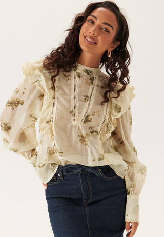 Viremo L/S FRILL TOP FRILL TOP