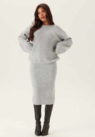 Viretta O-neck L/S KNIT BOW TO