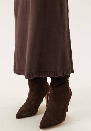 Viril Ankle Knit Skirt