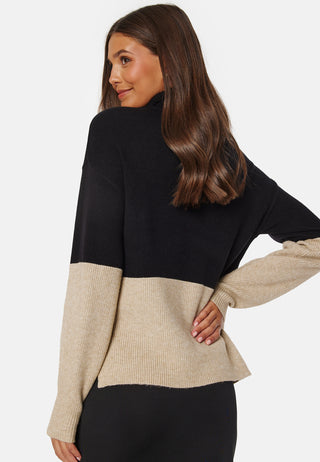 Ril Blocking Roll-NK L/S Knit Top