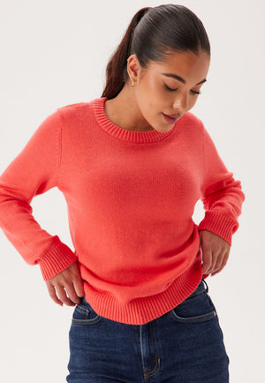 Viril O-neck L/S Knit Top