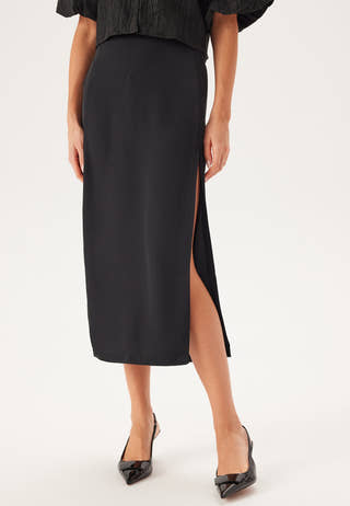 Visivanni Hw Slit Midi Skirt