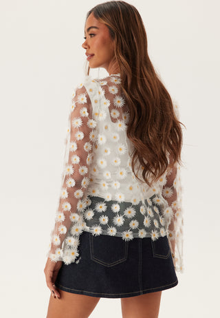 Visola L/S FLOWER TOP FLOWER T