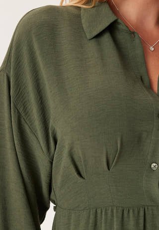 Visurashil L/S SHIRT DRESS SHI