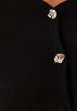 Visway O-neck L/S BUTTON KNIT CARDIGAN