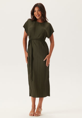 Vitahlia O-neck C/S MIDI DRESS