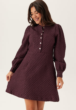Vitaliama L/S JAQCUARD DRESS