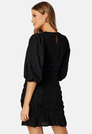 Wendya O-Neck 3/4 Smock Dress