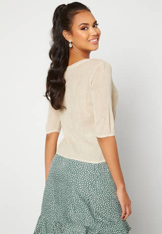 Wola 2/4 Sleeve Knit Cardigan
