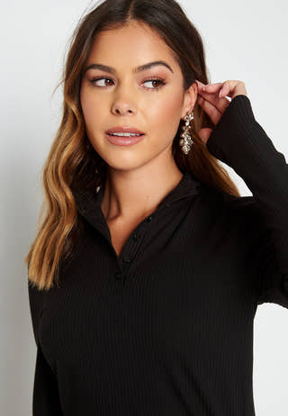 Wonda High Neck L/S Top