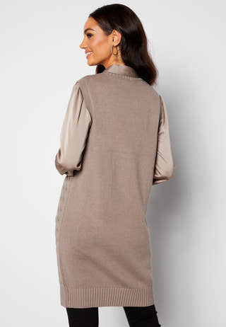 Zuri Cable S/L Knit Vest Dress