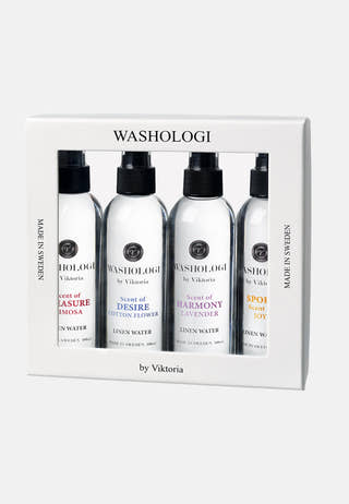 Linen Water Giftbox: Desire, Harmony, Pleasure & Sport 4x100ml