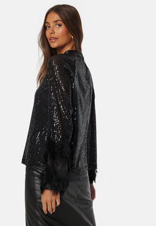 Flow Sequin LS Top