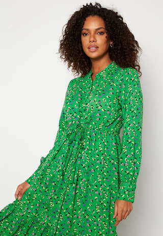 Malikka LS Long Shirt Dress
