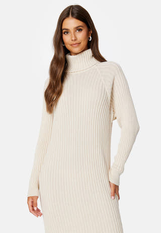 Mavi Knit Midi Rollneck Dress