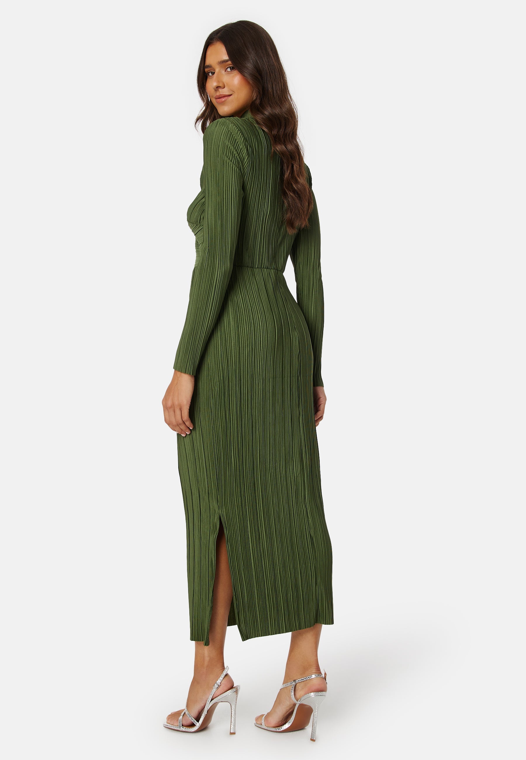 Yas  Olinda High Neck Long Dress  campaign-outlet  Green